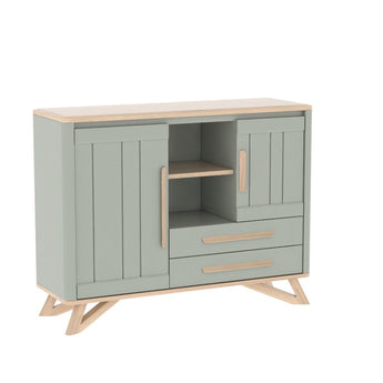 ALVA - Meuble d'appui 2 portes 1 tiroir 1 niche