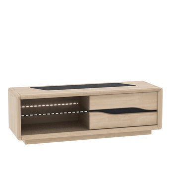 CERAM - Meuble TV 1 p COULISSANTE + 1 niche