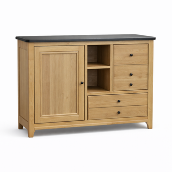 VAUBAN - Meuble d'appui 2 portes 2 tiroirs 1 niche